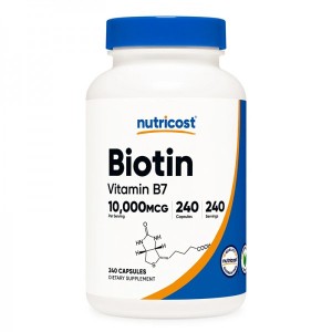 Biotin Vitamin B7 10000 мкг 240 капсули | Nutricost