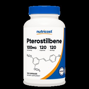 Pterostilbene 100 мг 120 капсули | Nutricost