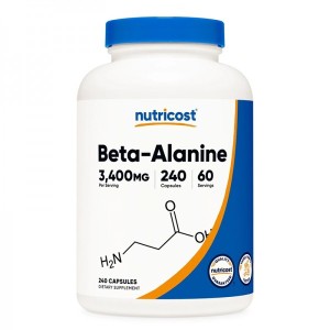 Beta-Alanine 3400 мг 240 капсули | Nutricost