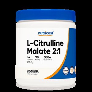 L-Citrulline Malate 2:1 Powder 300 гр | Nutricost L-Citrulline Malate 2:1 Powder 300 гр | Nutricost