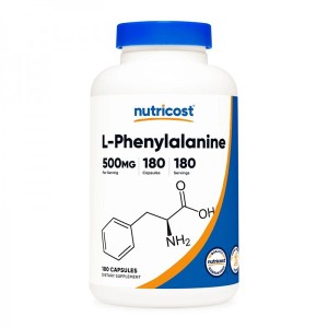 L-Phenylalanine 500 мг 180 капсули | Nutricost