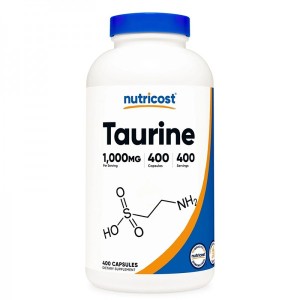 Taurine 1000 мг 400 капсули | Nutricost