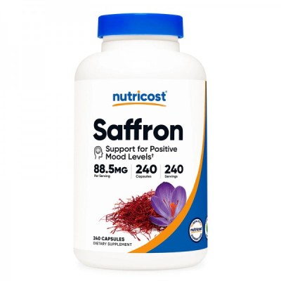 Saffron 88.5 мг 240 капсули | Nutricost