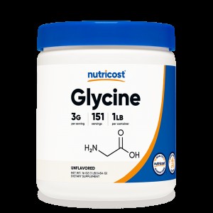 Glycine Powder 454 гр | Nutricost Glycine Powder 454 гр | Nutricost