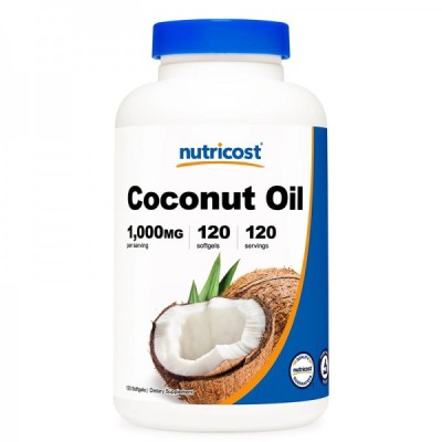 Coconut Oil 1000 мг 120 гел-капсули | Nutricost