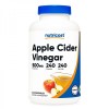 Apple Cider Vinegar 500 мг 240 капсули | Nutricost