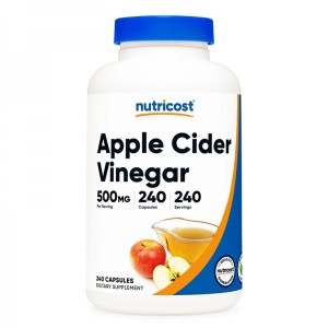 Apple Cider Vinegar 500 мг 240 капсули | Nutricost Apple Cider Vinegar 500 мг 240 капсули | Nutricost
