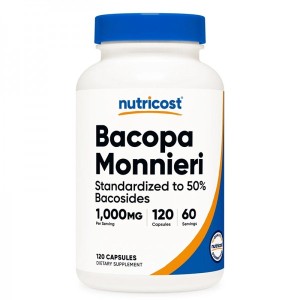 Bacopa Monnieri 120 капсули | Nutricost