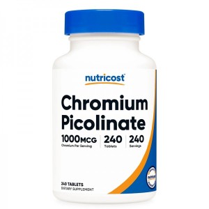 Chromium Picolinate 1000 мкг 240 таблетки | Nutricost Chromium Picolinate 1000 мкг 240 таблетки | Nutricost