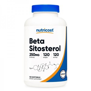 Beta Sitosterol 250 мг 120 гел-капсули | Nutricost