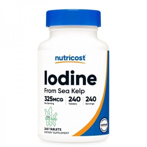 Iodine from Sea Kelp 325 мкг 240 таблетки | Nutricost