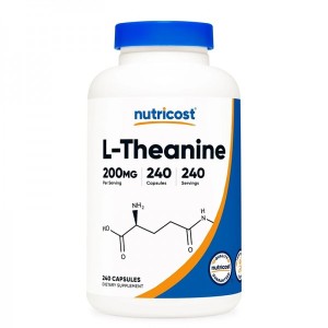 L-Theanine 200 мг 240 капсули | Nutricost