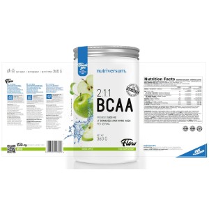 BCAA 2:1:1 Powder | Flow - Ананас и Манго 360 грама