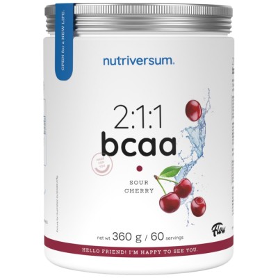 BCAA 2:1:1 Powder | Flow - Вишна 360 г | Nutriversum
