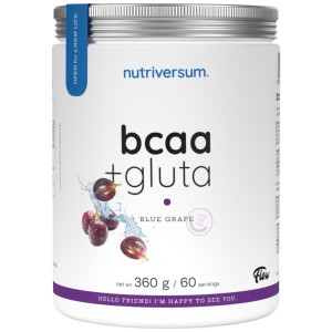 BCAA + Gluta Powder | Flow - Синьо грозде 360 грама