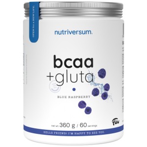 BCAA + Gluta Powder | Flow - Синя малина 360 грама