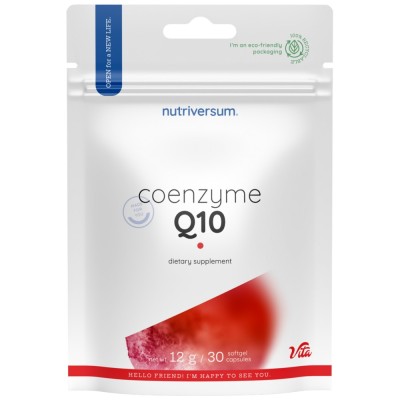 Coenzyme Q10 | CoQ10 - 30 Гел капсули | Nutriversum Coenzyme Q10 | CoQ10 - 30 Гел капсули | Nutriversum