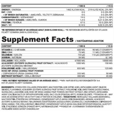 Collagen Heaven | added Zinc, Vitamin C and Hyaluronic Acid - Манго 15 грама | Nutriversum