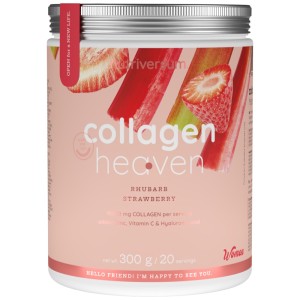 Collagen Heaven | added Zinc, Vitamin C and Hyaluronic Acid - Ягода с ревен 300 г | Nutriversum