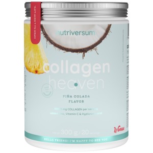 Collagen Heaven | added Zinc, Vitamin C and Hyaluronic Acid - Пинаколада 300 г | Nutriversum