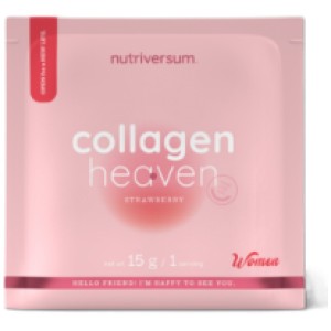 Collagen Heaven | added Zinc, Vitamin C and Hyaluronic Acid - Ягода 15 г | Nutriversum