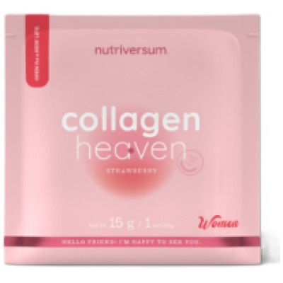 Collagen Heaven | added Zinc, Vitamin C and Hyaluronic Acid - Ягода 15 г | Nutriversum