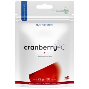Cranberry Caps + Vitamin C 30 капсули | Nutriversum