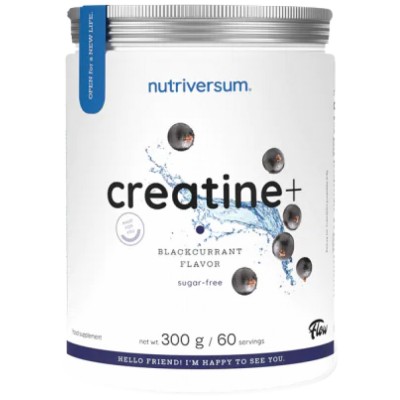 Creatine+ Sugar Free - Касис 300 гр | Nutriversum