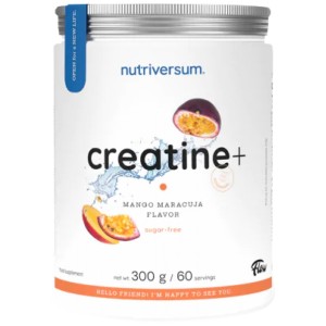 Creatine+ Sugar Free - Манго и маракуя 300 гр | Nutriversum Creatine+ Sugar Free - Манго и маракуя 300 гр | Nutriversum