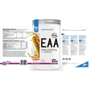 EAA Flow | Essential Amino Acids - Ананас - манго 360 г | Nutriversum