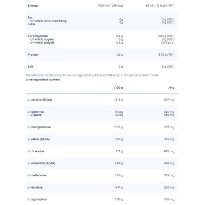 EAA Flow | Essential Amino Acids - Ябълка 500 г | Nutriversum