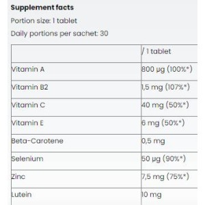 Eye Complex - 30 Таблетки | Nutriversum