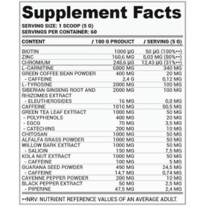 FBR Flow | Thermogenic Fat Burner Powder - Касис 300 г | Nutriversum FBR Flow | Thermogenic Fat Burner Powder - Касис 300 г | Nutriversum