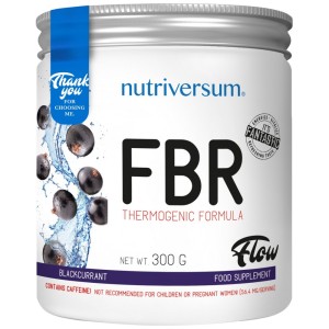 FBR Flow | Thermogenic Fat Burner Powder - Касис 300 г | Nutriversum FBR Flow | Thermogenic Fat Burner Powder - Касис 300 г | Nutriversum