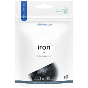 Iron 30 mg | Ferrous Fumarate - 30 Таблетки | Nutriversum
