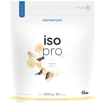 Iso Pro Pure Whey | Isolate with N-Zyme System - Banana Split 1000 г | Nutriversum