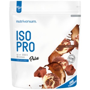 Iso Pro Pure Whey | Isolate with N-Zyme System - Млечен шоколад 2000 г | Nutriversum