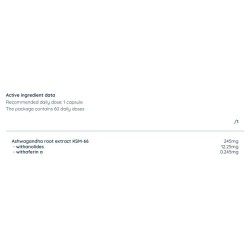 KSM-66 Ashwagandha 245 mg - 60 капсули | Nutriversum