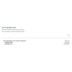 KSM-66 Ashwagandha 245 mg - 60 капсули | Nutriversum