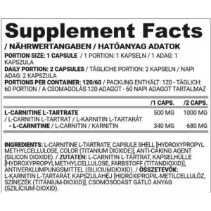 L-Carnitine Capsule for Women - 60 капсули | Nutriversum