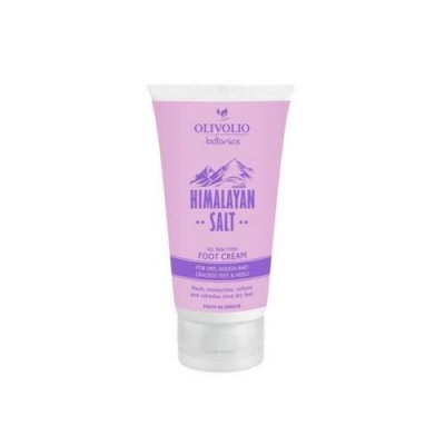 Himalayan Salt Foot Cream 150 мл | Olivolio Осигурява перфектна грижа за Вашите крака Изразено подхранващо и хидратиращо действие Сертифицирани натурални съставки с 97% естествен произход Без парабени, хим Himalayan Salt Foot Cream 150 мл | Olivolio Осигу