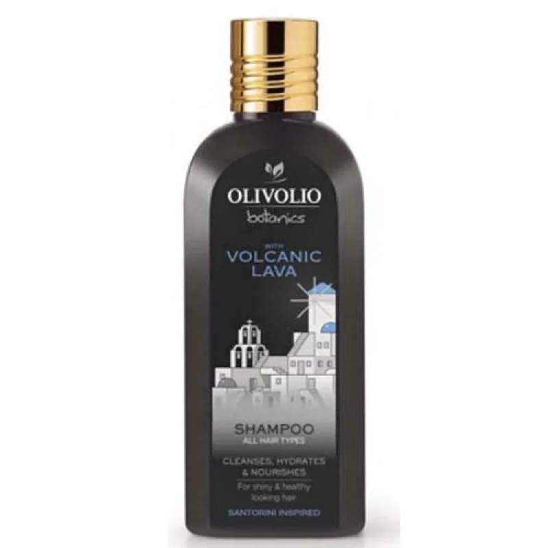 Volcanic Lava Shampoo All Hair Types 200 мл | Olivolio Сертифицирани натурални съставки с 92% естествен произход Осигурява дълбоко почистване на скалпа и косата  Хидратира и подхранва, без да утежнява Volcanic Lava Shampoo All Hair Types 200 мл | Olivolio