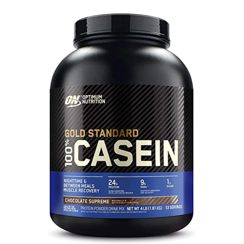 Optimum Nutrition 100% Casein protein 1816 гр Кога е препоръчителен приемът на казеин? Употребата на бързи протеини е препоръчителна и има особено благотворно действие непосредствено преди и след тренировка. Добре Optimum Nutrition 100% Casein protein 181