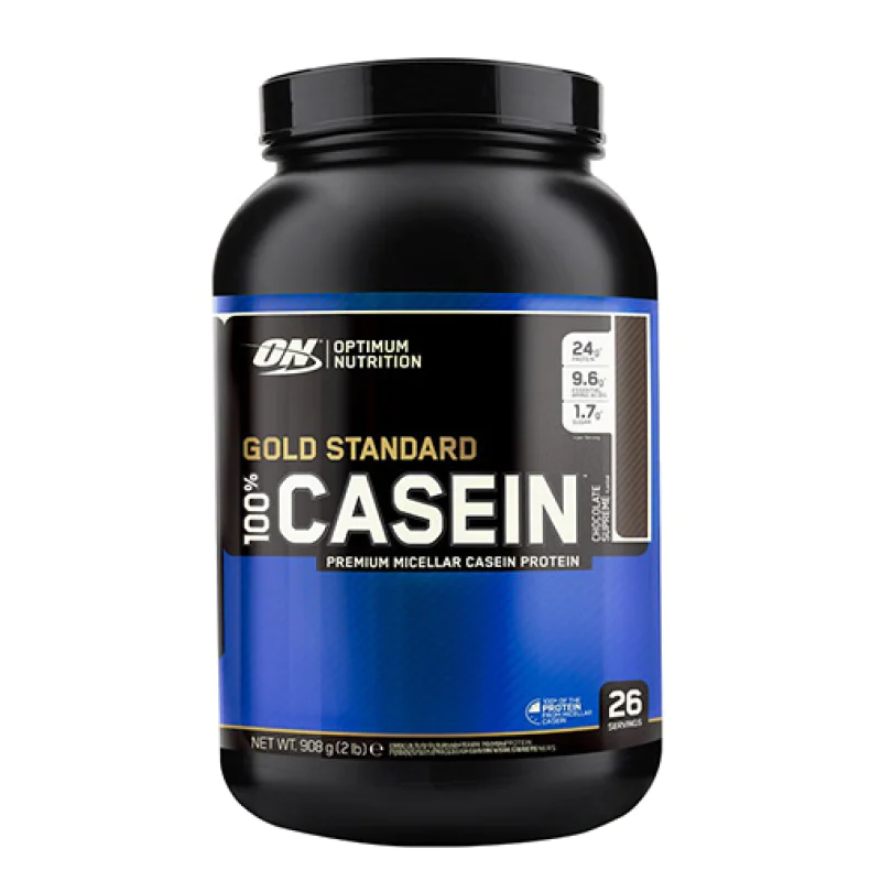 Optimum Nutrition 100% Casein protein 908 гр Кога е препоръчителен приемът на казеин? Употребата на бързи протеини е препоръчителна и има особено благотворно действие непосредствено преди и след тренировка. Добре и Optimum Nutrition 100% Casein protein 90