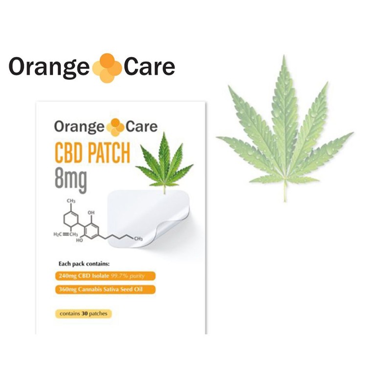 CBD Patch 8 мг 30 бр. | Orange Care