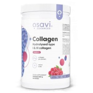 Collagen Hydrolyzed Peptides | Type I & III - Малина 600 грама