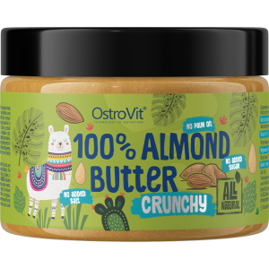 100% Almond Butter Crunchy 500 гр | OstroVit