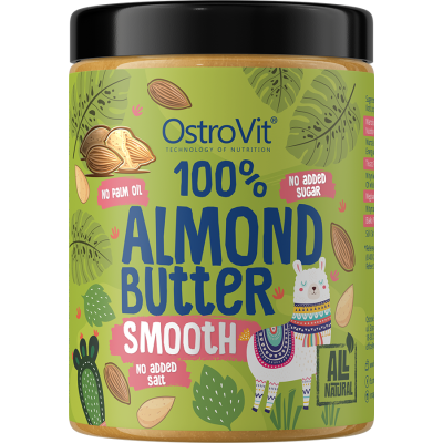 100% Almond Butter Smooth 1000 гр | OstroVit
