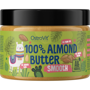 100% Almond Butter Smooth 500 гр | OstroVit