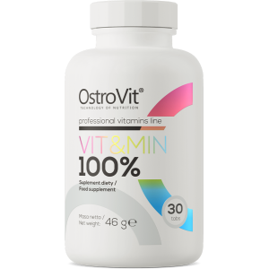 100% Vit & Min 30 таблетки | OstroVit